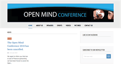 Desktop Screenshot of openmindconference.com