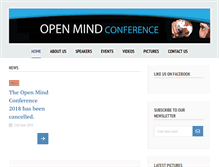 Tablet Screenshot of openmindconference.com